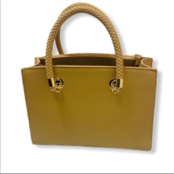 Vegan Rope Handle Handbag - Picture 2 of 8